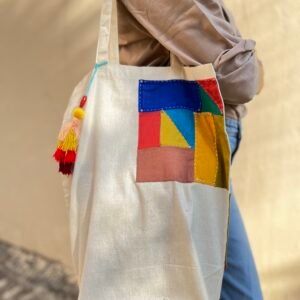 STITCH-A-PATCH TOTE BAG