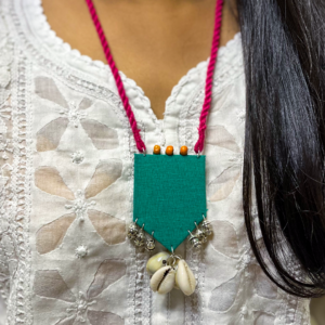 RAW SHELL DROP NECKLACE