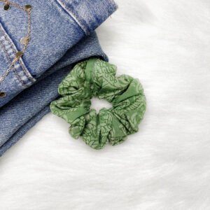 OLIVE HUES COTTON SCRUNCHIE