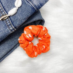 TANGERINE COTTON SCRUNCHIE