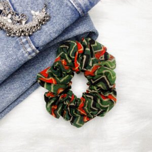 ZIG-ZAG COTTON SCRUNCHIE