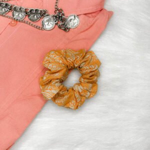 HONEY GOLD COTTON SCRUNCHIE