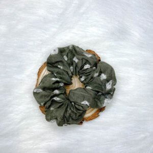 SMOKY BANDHANI COTTON SCRUNCHIE