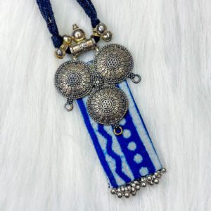 INDIGO ETHNIC NECKLACE